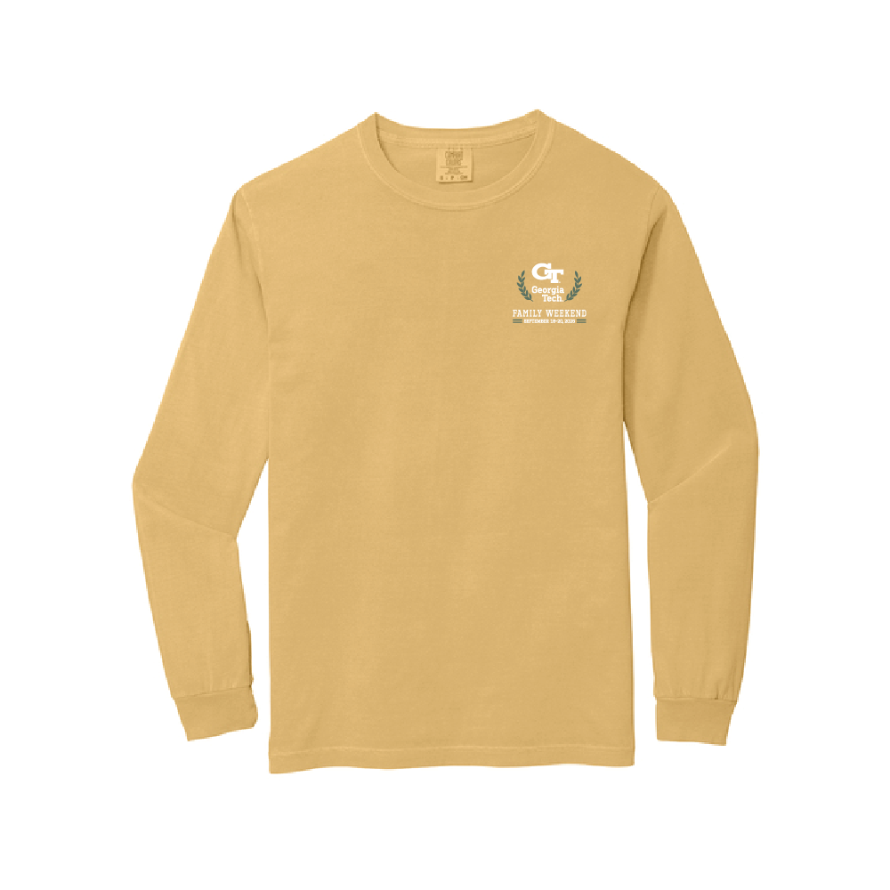Family Weekend Long Sleeve Tee Gold